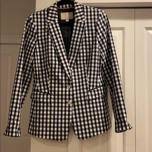 Banana Republic checkered blazer